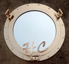 17  Large Brass Porthole Nautical Boat Ship Porthole Window Mirror Porthole