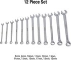 Sunex Tools 9917ma Metric V-groove Combination Wrench Set  8mm - 19mm  Chrome 
