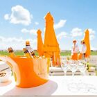 Veuve Clicquot Orange Acrylic Magnum Champagne Bucket Xl New