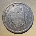 1894 El Salvador Silver Peso Cristobal Colon Cam  1