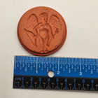 Vtg Jbk Pottery Terracotta Cookie Stamp Cherub Angel Cookie Mold Baking Tool  2 