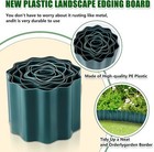 30ft Garden Landscape Edging Border Lawn Edging Border Fence Yard Patios Decor
