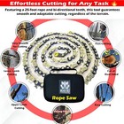 55 Inch High Limb Rope Saw With 70 Sharp Teeth  Effortless 360   Arborist Tree Li