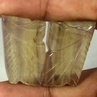70 00cts 100  Natural Carved Fluorite Pair Fancy Cab Loose Gemstones 17x 26x07mm