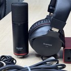 Focusrite Scarlett Solo Interface Bundle Cm25 Mkiii Mic  Sh-450  Usb xlr