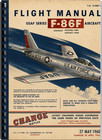 F-86f Sabre Flight Manual Pilot Handbook To 1f-86f-1 1960 410 Pages