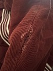 Palace Red Bomber Jacket Men s L Embroidered Logo Snap Closure Spread Collar
