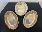 Lot Of Vintage Silver Plate Serveware  Rogers  Oneida   Others  Tarnished