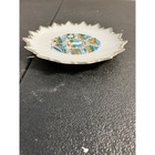 Vintage Yellowstone National Park Souvenir Plate Old Faithful Sawtooth Gold Rim
