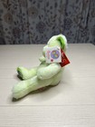 Russ Berrie Zodiac Bear     Gemini     Lime Green Soft Plush Animal With Tag 10   