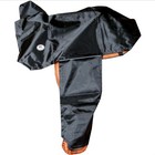 New Black Majestic Ally Reflective Western Saddle Cover Waterproof 1000d
