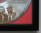 Motley Crue  home Sweet Home  Framed Laser Etched Silver Lp M4