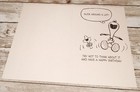 Vtg Ambassador Hallmark Peanuts Snoopy   Woodstock Birthday Greeting Card Unused