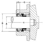 Flowserve 21-100-04 Seal  Pump Shaft  1 In