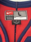 Nike Team Usa Hockey Jersey Size L Blue Red White Colorblock Design