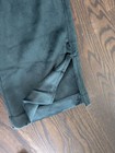 Athleta Girls Cozy Karma Rib Wide Leg Pant Velor Dark Green Size M 8-10 Nwt