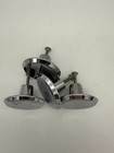 Vintage Chrome Cabinet Drawer Pull Knobs Mid Century 1  5  Diameter Lot Set 4