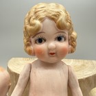 Vintage Bisque Doll Lot 3 Japan Marked Kewpie Style Jointed Arms Mixed Sizes