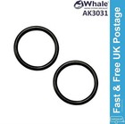 Whale Watermaster O Ring Inlet Socket Water Pump Housing Rubber Seal X 2 -ak3031