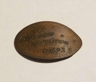1893 World s Columbian Exposition Elongated 1888 Penny Italic Lettering