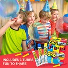 Magic Plastic Bubble Balloons Variety Pack Of 3 Colors - Blow Up