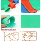 1 2 4 Hot Water Bottle Rubber Bag Warm Relaxing Heat Cold Therapy-color May Vary
