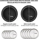 Mason Jar Vacuum Sealer 3 In 1 Electric Mason Jar Vacuum Sealer Kit   black 