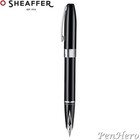 Sheaffer Legacy Glossy Black Fountain Pen Fine With Free Leather Pouch