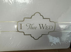 Creative Memories  i Thee Wed  White Gold Wedding Scrapbook Album New sealed