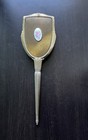 Antique Victorian Gold Tone Filigree Vanity Hair Brush Ornate Handle 11 5   