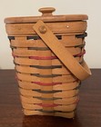 Longaberger Basket Woven Traditions 6 5 x 6 5  X 8 5   Basket  1996