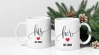 Personalized 11 Oz Mugs Couple  Anniversary  Frienship  Logos  The Perfect Gift