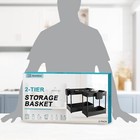 2-pack Under Sink Organizer     2-tier Sliding Storage Shelves With Pull-out Store
