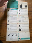 Vtg Curta Calculator Manual Type 1   11 Original Illustrated Instructions Only