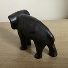 Vintage Black Cast Iron Elephant 3  X 4 