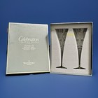 Waterford Crystal Celebration Toasting Love Flute Set First Edition Vintage  m 