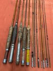 Colection Of Old Bamboo Fishing Pole Segments