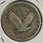 1925-p Standing Liberty Quarter - Silver Coin - Free Shipping -  32-22 