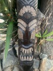 Polynesian Tiki Totem Mask Tropical Bar Patio Decor 39 x 6 in