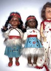 Mixed Lot Of 5 Vintage Dolls Plastic Dolls All With Sleepy Eyes Read