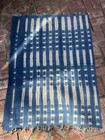 Vintage African Fade Indigo Denim Shibori Mudcloth 54   l X 41   w Textile   No  164