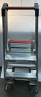 Werner Pt370 Series Aluminum  stockr s  Ladder With Casters 300 Lb Rated 4 