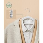 Coat Clothes Clothing Hangers Velvet Velour Non Slip Flocked Trouser Hangers New