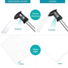 2-pack  Heavy Duty Retractable Badge Holders With Carabiner Reel Clip And