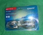 Speedo Swim Jet Goggles Low Profile Adjustable Uv Protection New Clear