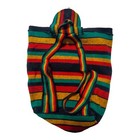Baja Rasta Backpack Hippie Gear Pinzon Mini Beach Rasta Bag Mexican Made Mochila