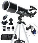 Telescope For Adults   Beginner Astronomers - 80mm Aperture 600mm Fully Multi   