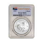 2018 South Africa Silver Krugerrand 1 Oz 1 Rand Ms69 Pcgs - First Strike