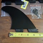 Surfboard Thruster Fins 3-pc Dual Tab Fiberglass Medium For Shortboard Longboard