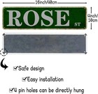 Vintage Tin Sign No Mames Way Sign Street Sign Retro Metal Sign For Home Bar Cof